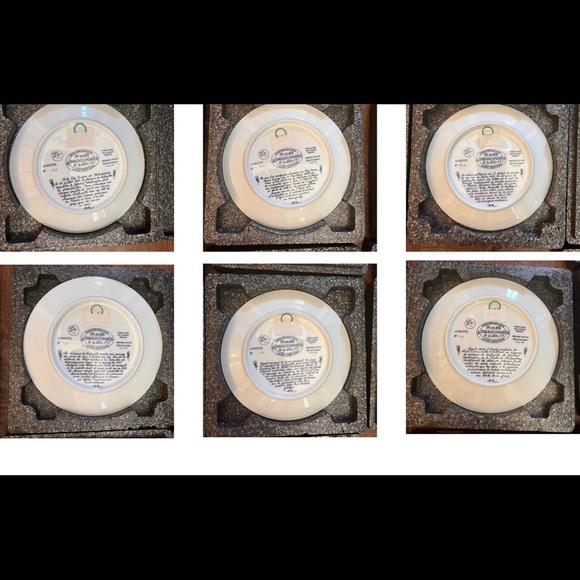 6 new in box D’ARCEAU-LIMOGES Lafayette Collectors porcelain plates 1973 - Picture 8 of 14